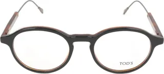 Tod's Tortoise Shell Round Frame Glasses