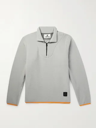 Bluebird fleece half-zip sweater