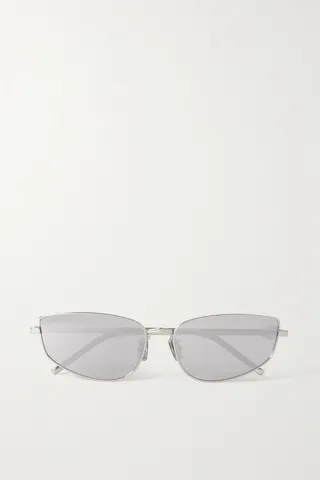 Givenchy - Cat-eye Palladium Sunglasses - Silver