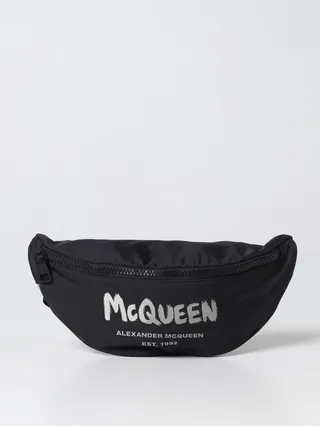 Alexander McQueen graffiti belt bag in nylon