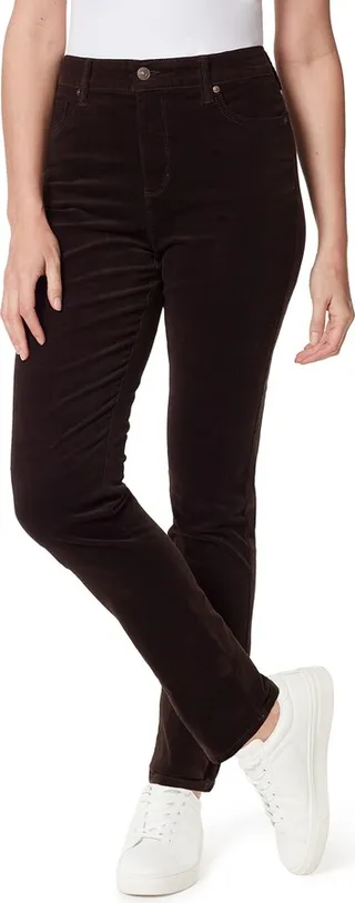 Gloria Vanderbilt Women's Amanda Corduroy Slim High Rise Pant