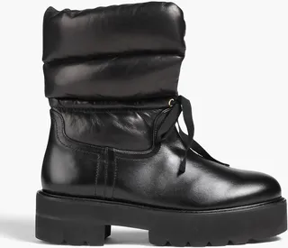 Tyler quilted leather ankle boots