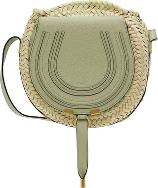 Chloé Green & Beige Marcie Bag
