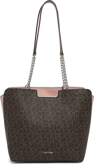 Finley Pindot Logo Tote