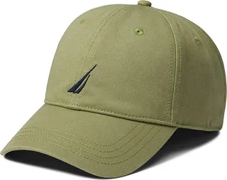 Nautica J-Class Logo 6-Panel Cap (Light Olive) Baseball Caps
