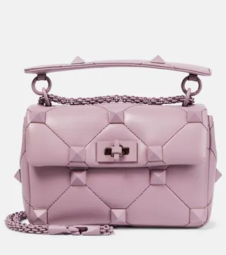 Roman Stud Medium leather shoulder bag