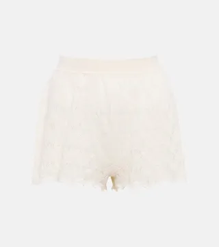 Cashmere and silk shorts