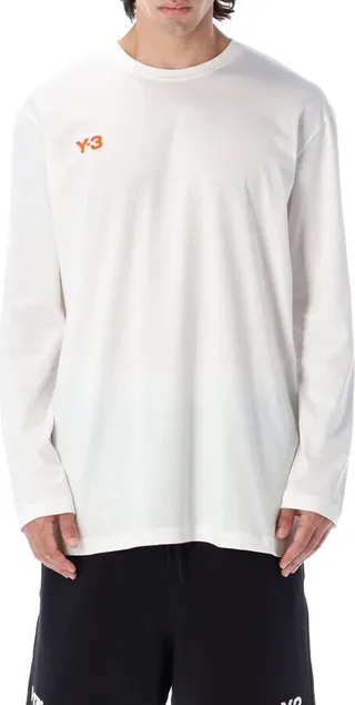 Y-3 Logo-Printed Crewneck T-Shirt