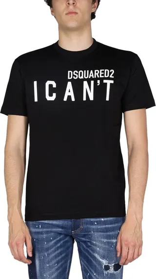 Dsquared2 Logo Print Crewneck T-Shirt