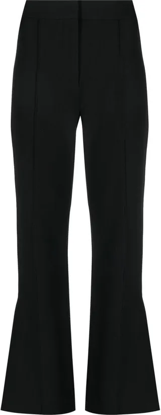 Andrey cropped flared trousers