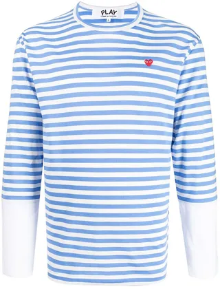 striped long-sleeve T-shirt