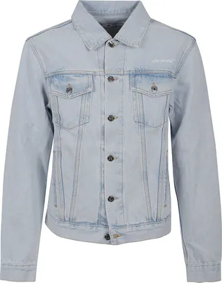 Diag Tab Slim Denim Jacket