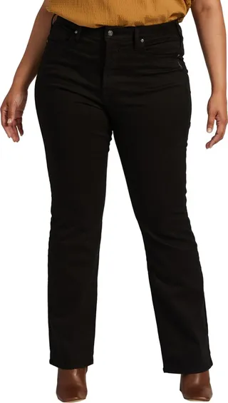 Silver Jeans Co. Plus Size Infinite Fit One Size Fits Four High Rise Bootcut Jeans