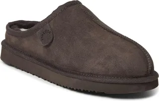 Fireside By Dearfoams Men's Grafton Genuine Shearling Clog