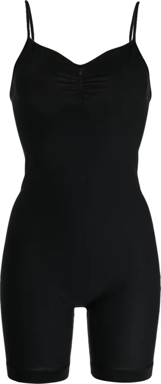 Spirited V-neck unitard