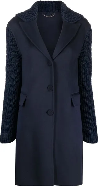 Single-Breasted Tailored Coat