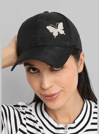 Casual Solid Polyester Baseball Cap For Women