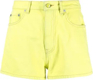 Organic-Cotton Denim Shorts
