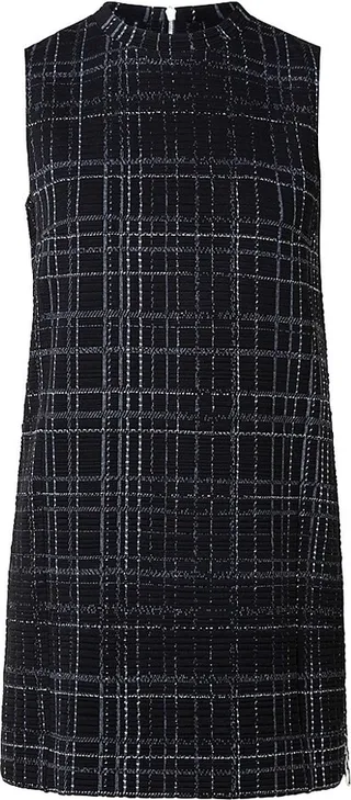 Silver Check Lamé Tunic