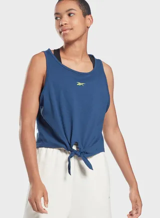 Studio Front Tie Tank