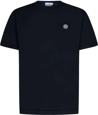 Stone Island Logo Patch Crewneck T-Shirt