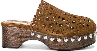 ALAÏA Vienne Clog in Brown
