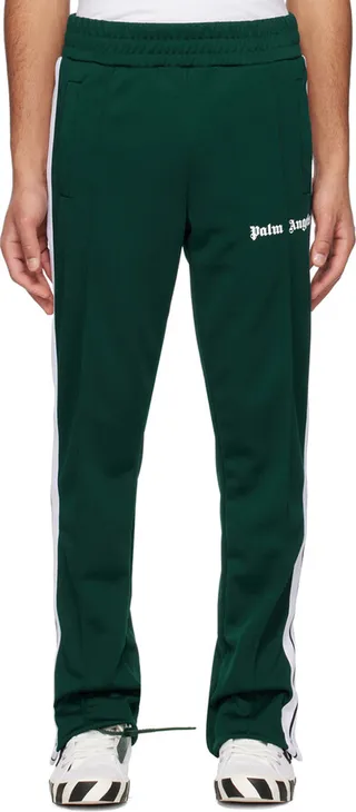 Palm Angels Green Classic Track Pants