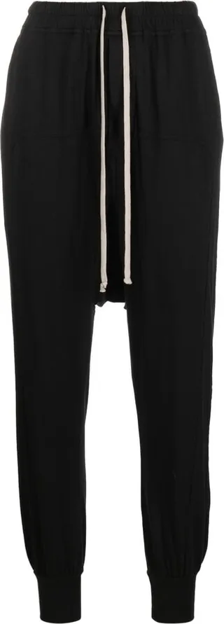 Dropped-Crotch Track Pants