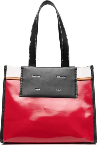 large Morris coated tote bag