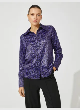 Satin Shirt Relax Fit