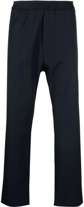Cropped Straight-Leg Trousers