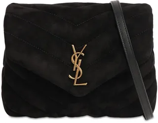 Toy Loulou suede shoulder bag