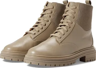 Johnston & Murphy Gianna Gore Lace-Up Boot (Sand Nappa) Women's Shoes