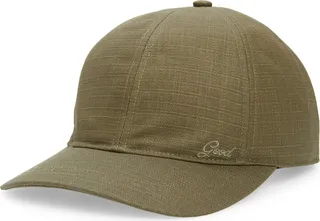 Embroidered Cotton Canvas Baseball Hat