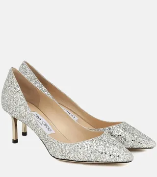 Romy 60 glitter pumps