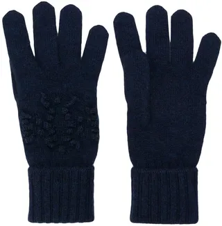 Knitted Logo Gloves