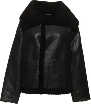 Dancy aviator shearling jacket
