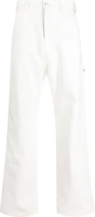 Logo-Embroidered Loose-Fit Jeans