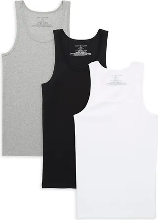 3-Pack Ribbed Cotton Tank Set