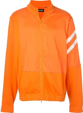 Geometric Panelled Bomber Jacket