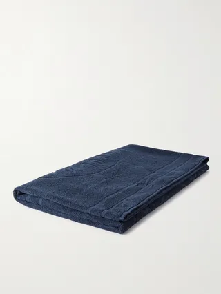 Logo-Jacquard Cotton-Terry Towel