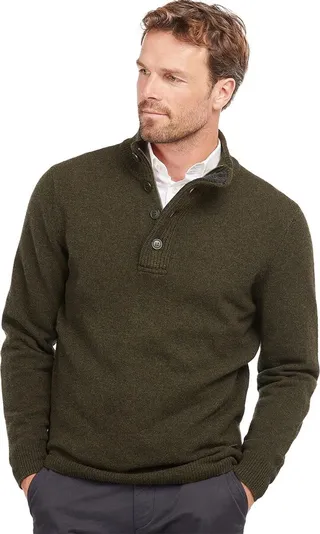 Barbour Patch Half-Zip Sweater - Men's