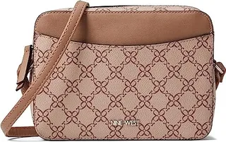 Nine West Calandra Mini Camera Crossbody (Rose Dust Logo) Cross Body Handbags