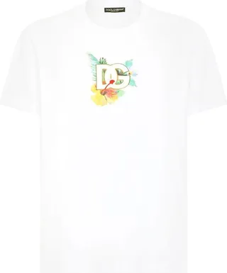 logo-print cotton T-shirt