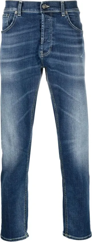 Mid-Rise Cropped Jeans