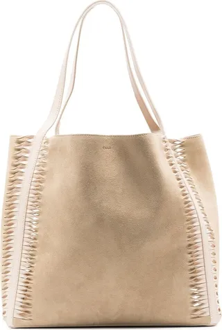 Louela suede shoulder bag