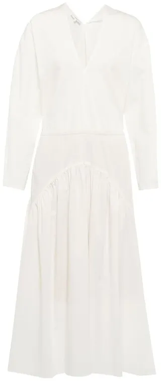 Cotton midi dress