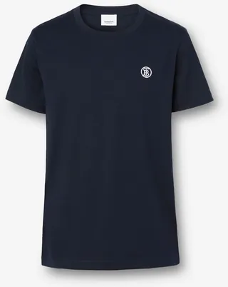 Burberry Monogram Motif Cotton T-shirt Size: L