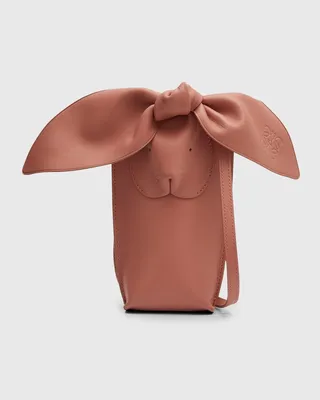 Bunny Pocket Leather Shoulder Bag