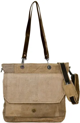 Recycled Military Messenger Bag